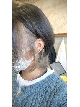 クラウド ナイン ブランシュ(CLOUD Nine blanche) ショートウルフ×アンブレラカラー