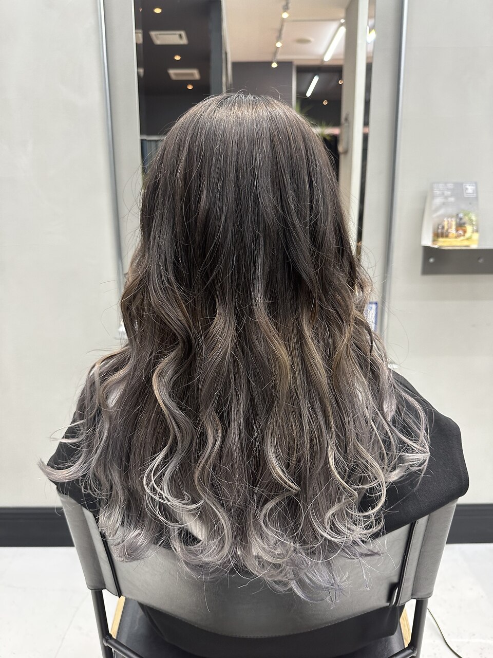 ブリーチ1～2回裾だけカラー】グラデーショングレージュ：L178285878