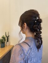 マジョリルゥ 寝屋川店(ma jolie.lou)&nbsp;編み込みポンポンUP