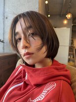 アンドレイ 表参道(andrey)&nbsp;【ANDREY 宮村】シースルーバングレイヤーボブ