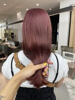 ロンドシエル 横浜(Lond ciel)&nbsp;ピンクモーヴ/ハイトーン/ダブルカラー/ケアブリーチ/暖色カラー