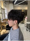 ツイストスパイラルパーマ　ツイストパーマ　メンズパーマ
