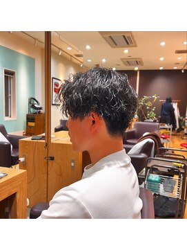 美容室 サボイ 高崎店(SAVOY) メンズ縦落ちスパイラルパーマ