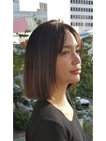 プレヴィア 銀座(PREVIA)&nbsp;ナチュラルストレートボブカラー