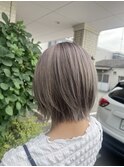 透明感!ハイトーンなラベンダーグレージュ
