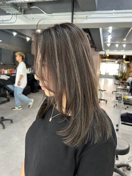 レブ 三条河原町(Reb,) ミディアムレイヤー×ハイライト