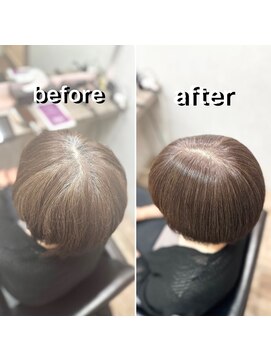 シュガー バイ エクラート 立川南口店(SUGAR by ECLART) 【髪質改善】白髪ぼかし【立川】