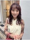 #脱力感カール　＃ミディアムヘア