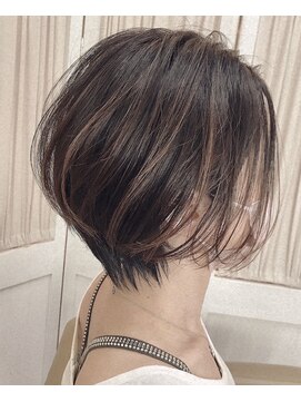 ヘアカフェ コトノハ(hair cafe Kotonoha) 【コトノハ】その1エアーストレート小顔束感ショートハイライト