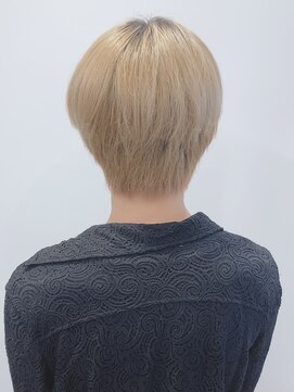 モリオフロムロンドン 松戸店(Morio from London) 【松戸 岩口】ハイトーンベージュマッシュショート