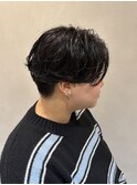 ☆お客様style☆ワンカールパーマ刈り上げハンサムショート