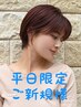 【カット無し★艶感up♪】モイストオーガニックカラー+ケアTr 10340→7900
