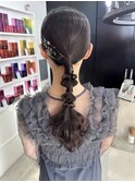 お呼ばれヘアセット