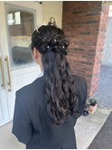 卒業式ヘアセット