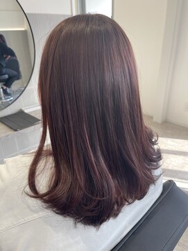 グラムヘアー(GLAM HAIR) 春のピンクカラー