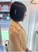 ボブ/コンパクトボブ/ミニボブ/ きりっぱなし