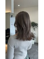 ヘアーテラスエム 奈良店(hair terrace M)&nbsp;アディクシーを使ったグレージュカラー