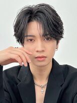 ロンドオム 池袋(Lond Homme)&nbsp;men's/メンズ/フェザーパーマ/黒染め/韓国/ブルーブラック/池袋