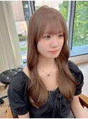ハイトーンベージュ×韓国風スタイル[横浜/髪質改善]