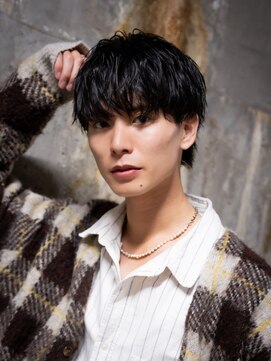 マール 矢場町(MARL) メンズショートレイヤーソフトツイストスパイラルパーマ