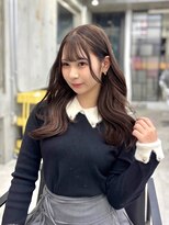 ディジョン(Dijon)&nbsp;韓国顔まわりレイヤーカットグレージュオリーブベージュブラウン