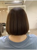 第３の縮毛矯正、髪質改善ケア酸性ストレートで艶髪へ　門前仲町