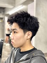 ニコ トウキョウ ロジック(nico TOKYO Logic)&nbsp;刈り上げアップバングスパイキーショートパーマスパイラルパーマ