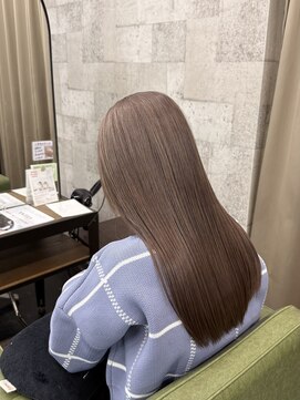 メノン 茨木店(Menon) 髪質改善×質感再整×ミルクティーベージュ×艶髪