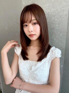 ハローバイシー 仙台(Hello by Sea) 大人ガーリー×ダークアッシュ[似合わせカット/ミディアム]