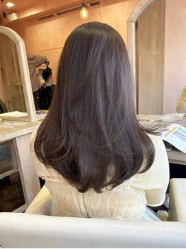 エン 仙台(en) 透けるグレージュカラー/髪質改善
