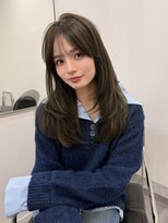 ディジョン 自由ヶ丘(Dijon)&nbsp;韓国顔まわりレイヤーカットグレージュオリーブベージュブラウン