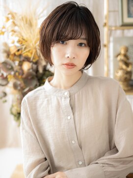 カバーヘア ブリス 戸田公園西口店(COVER HAIR bliss) グレージュブラウン小顔ハンサムショートウルフh5戸田公園30代