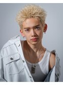 スパイキーショート ハイトーン 鹿児島メンズ