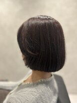 ルアン(LOUEN)&nbsp;レイヤーボブ+イルミナカラー『オーキッド』