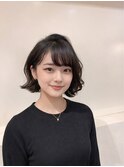 ボブパーマ簡単スタイリング