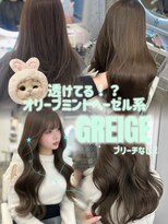 アイシー 表参道(ICY)&nbsp;ブリーチなし！オリーブグレージュヘーゼルミルクベージュ
