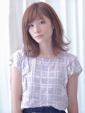 カルフール ロコ 草加西口店(Carrefour LOCO) ☆LOCO☆外ハネヘルシーレイヤー×ベージュカラー