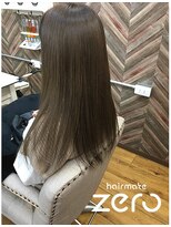 ヘアメイクゼロ 坂戸駅前店(hairmake zero) エドル　ホワイトアッシュ