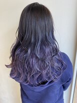 アプレ(appeler)&nbsp;インナーカラーブルーパープル