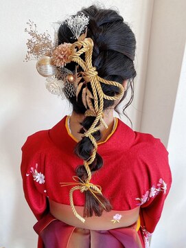 シャンティーク(shanteek) バックスタイルが可愛い編みおろしヘア