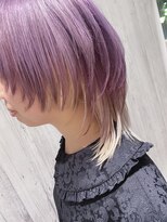 リアイス(Re:ICE)&nbsp;ミニウルフ/くすみブルー/流れるレイヤー/インナーハイライト