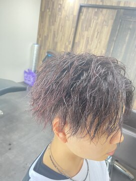 トリント 蘇我(TRINT) センターパート×ツイストパーマ