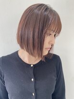 フォーク FOLK&nbsp;【FOLK】透明感暖色系ベージュ☆似合わせパツっとボブ♪