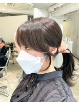 ストレータ バイ マリオ(Strata by mario)&nbsp;［横山］韓国風結んでもかわいいサイドバング×もみれ毛ロング