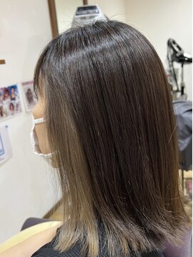 美容室 プラセル(Plaser) イルミナ×イヤリングカラー