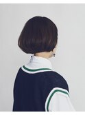 大人フェミニン　ナチュラルボブ