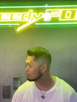 グリーディーフォックス 三軒茶屋(GreedyFOX)&nbsp;波巻き/マッシュパーマ/ウルフ/ハイライト<理容室>三軒茶屋