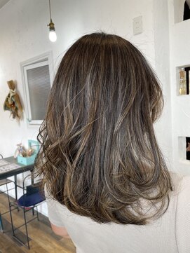 ソンリエ 青竹店(SONRiE) 細めハイライトカラー