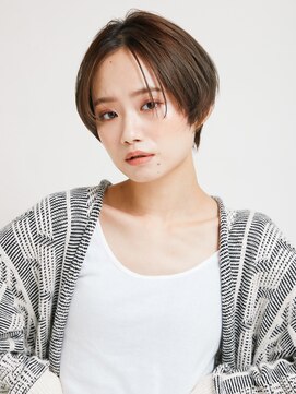 エンタク 新宿(enntaku) マロンベージュ/Aラインボブ/かきあげ/インナーカラー[新宿駅]