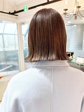 ネオリーブ チッタ 阿佐ヶ谷店(Neolive citta) 大人かわいい切りっぱなしボブ